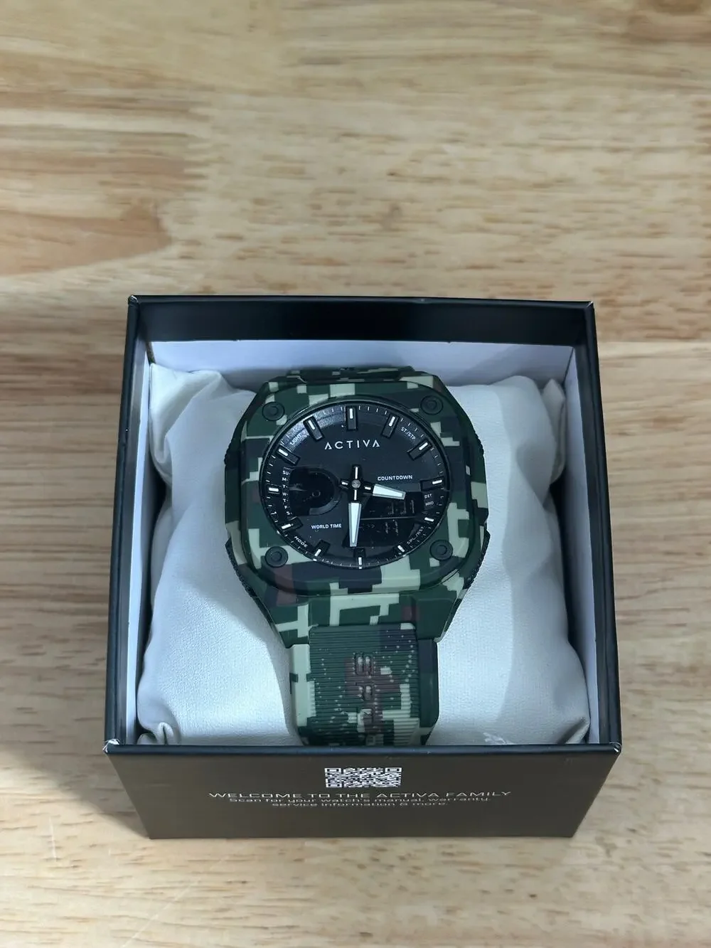 Activa Camoflauge Watch NIB